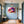 Poster Wandbild Bunte Lippenkunst fuer Flur und Eingang blau Querformat