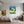 Poster Wandbild Dynamischer Tennis-Moment fuer Jugendzimmer gruen Hochformat