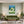 Poster Wandbild Dynamischer Tennis-Moment fuer Wohnzimmer gruen Hochformat