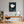 Poster Wandbild Elegante weiße Tulpe fuer Buero und Arbeitszimmer warmeFarben Hochformat