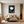 Poster Wandbild Elegante weiße Tulpe fuer Schlafzimmer gruen Hochformat