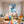 Poster Wandbild Entspanntes Nashorn im Glas fuer Kinderzimmer Hochformat