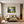 Poster Wandbild Friedliche Naturansicht fuer Schlafzimmer gruen Querformat