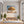 Poster Wandbild Goldener Baum in der Natur fuer Flur und Eingang grauoderbeige Querformat