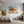 Poster Wandbild Goldener Baum in der Natur fuer Jugendzimmer grauoderbeige Querformat