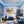 Poster Wandbild Goldener Baum unter blauem Himmel fuer Jugendzimmer blau Querformat