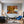 Poster Wandbild Herbstliche Landschaft am Wasser fuer Wohnzimmer blau Querformat