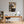 Poster Wandbild Kaffeegenuss mit Elefant B-00016 fuer Buero und Arbeitszimmer warmeFarben Hochformat