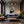 Poster Wandbild Kaffeegenuss mit Elefant fuer Wohnzimmer dunkelanthrazit Hochformat