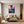 Poster Wandbild Kunst der Berührung fuer Schlafzimmer gruen Hochformat