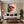 Poster Wandbild Kunstvolle Lippen fuer Wohnzimmer warmeFarben Quadrat