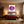 Poster Wandbild Lebendige Lippen fuer Schlafzimmer warmeFarben Quadrat