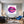 Poster Wandbild Lebendige Lippen fuer Wohnzimmer blau Quadrat