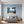 Poster Wandbild Mediterrane Aussicht fuer Schlafzimmer blau Querformat