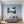 Poster Wandbild Mediterrane Aussicht fuer Schlafzimmer blau Querformat