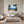 Poster Wandbild Mediterrane Aussicht fuer Schlafzimmer grauoderbeige Querformat