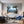 Poster Wandbild Mediterrane Aussicht fuer Wohnzimmer blau Querformat