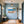 Poster Wandbild Mediterrane Traumlandschaft fuer Flur und Eingang blau Querformat