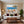 Poster Wandbild Mediterrane Traumlandschaft fuer Wohnzimmer warmeFarben Querformat