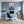 Poster Wandbild Melodien des Sonnenaufgangs fuer Buero und Arbeitszimmer blau Hochformat