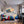 Poster Wandbild Musik und Wellen fuer Jugendzimmer warmeFarben Querformat