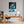 Poster Wandbild Rhinoliebe im Glas fuer Buero und Arbeitszimmer warmeFarben Hochformat