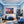 Poster Wandbild Romantisches Strandzelt bei Sonnenuntergang B-00019 fuer Jugendzimmer blau Querformat