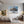 Poster Wandbild Silberner Baum fuer Jugendzimmer grauoderbeige Querformat