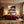 Poster Wandbild Sonnenuntergang mit Bougainvillea fuer Schlafzimmer warmeFarben Querformat