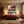 Poster Wandbild Sonnenuntergang mit Bougainvillea fuer Schlafzimmer warmeFarben Querformat