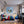 Poster Wandbild Traumhafte Berglandschaft in einer Seifenblase fuer Jugendzimmer warmeFarben Quadrat