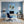 Poster Wandbild Tropische Traumwelt fuer Buero und Arbeitszimmer blau Quadrat