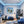 Poster Wandbild Tropische Traumwelt fuer Jugendzimmer blau Quadrat