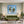 Poster Wandbild Tropische Traumwelt fuer Wohnzimmer gruen Quadrat