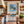 Poster Wandbild Tropisches Paradies in einer Seifenblase fuer Kueche und Esszimmer gruen Quadrat