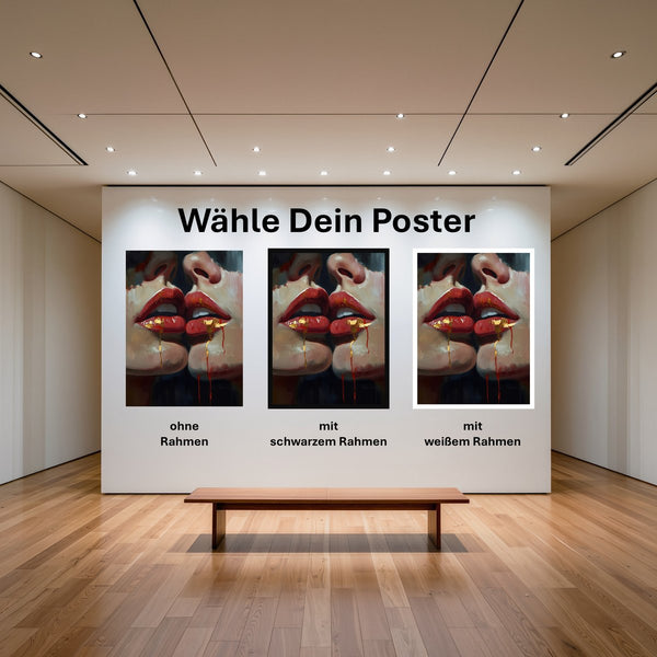 Poster Verborgene Leidenschaft B-00011 mit und ohne Rahmen